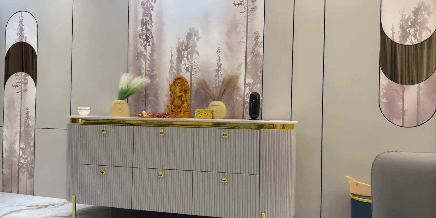 Home 28 dressing table with cabinets