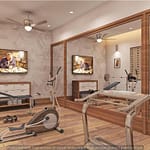 Design Tips for Creating a Functional and Relaxing Home Gym 3 home gym interior design