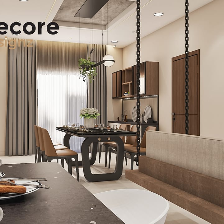 Dining Room Interior Designer in Hyderabad - Decore Designz 4 good interior designers